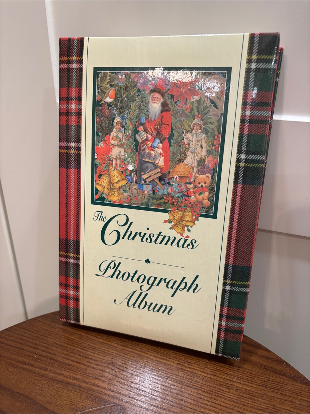 Red Plaid Christmas Photo Album